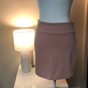 Light pink high waisted skirt